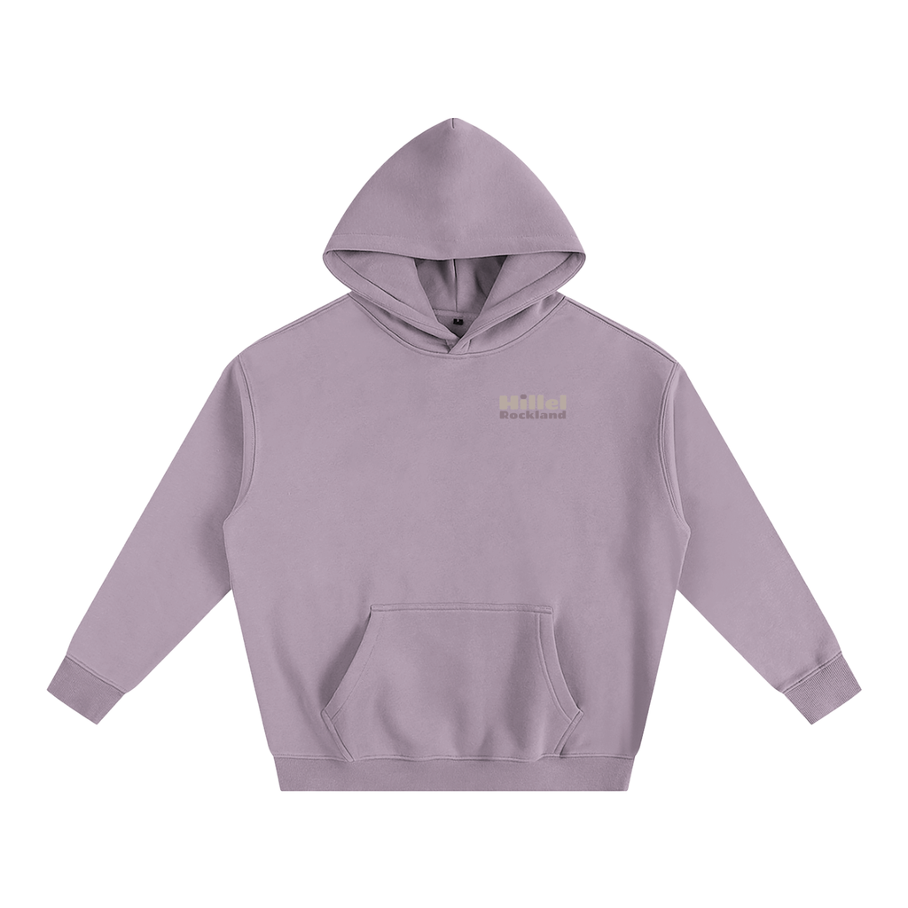 Signature Hillel of Rockland Purple Oversize Fleeced Hoodie