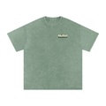 Signature Hillel of Rockland Green Washed Oversized Cotton T-Shirt