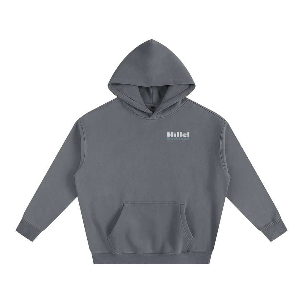 Signature Hillel of Rockland Charcoal Oversize Fleeced Hoodie