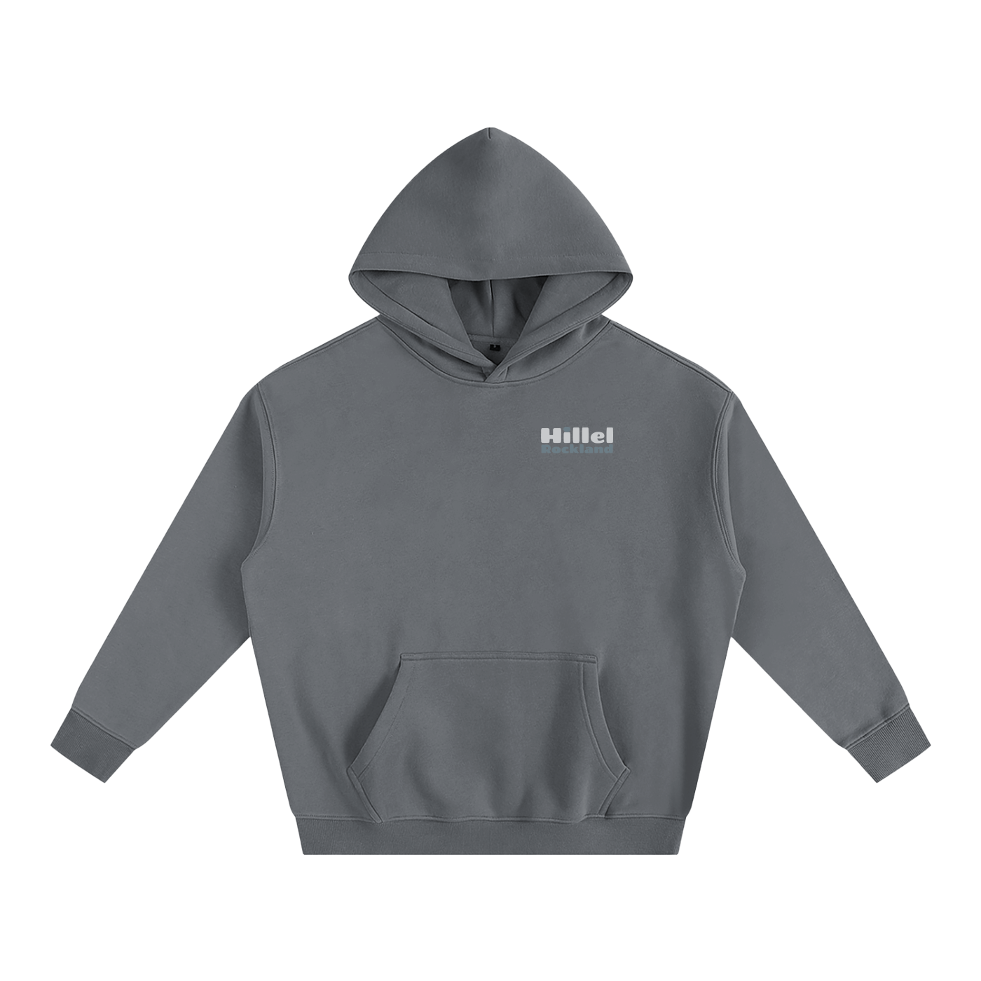 Signature Hillel of Rockland Charcoal Oversize Fleeced Hoodie
